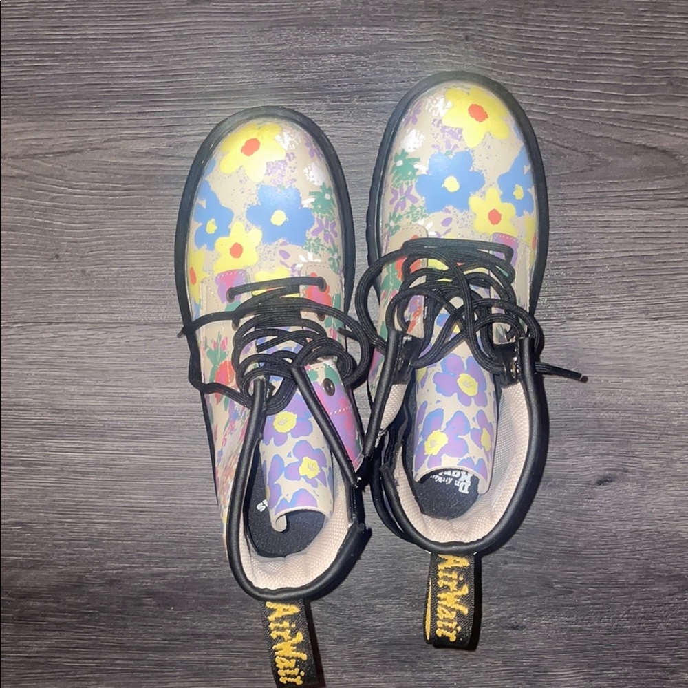 Dr. Martens Kids Floral Boots - Multicolor